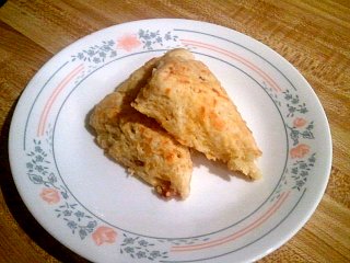 ham and cheese scones